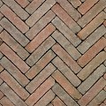 (GS 41) Geb. WF roodnuance 20x5x8 getr./bez.