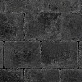 Trommelsteen 20x30x6 grijs/zwart