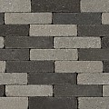 Trommelstenen WF 5x20x7cm nature mixed(lich/donkergrijs)