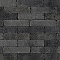 Trommelstenen WF 5x20x7cm grijs/zwart