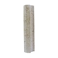 Ronde Palissade Ø20x80 Grijs