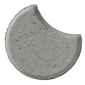 Ronde Palissade Ø20x80 Grijs