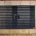 ACO Rooster, 75x50 aluminium + rubber, zwart