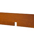Kantopsluiting Double Corten staal