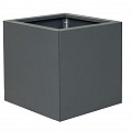 Bloembak Antraciet 60x60x60cm.