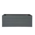 Bloembak antraciet 120x120x42 cm