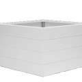 Bloembak Modulair 56cm. Wit,  Leverbaar in diverse maten.