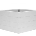 Bloembak Modulair 70cm. Wit Leverbaar in diverse maten.