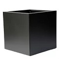 Bloembak Grafiet Zwart 60x60x60cm.