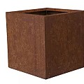 Bloembak Cortenstaal 60x60x60cm.