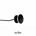 MINI SWAY BLACK WALL 12V ( lighthead + base 2 )