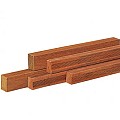 Azobe Hardhouten regel, 4-zijdig glad geschaafd 4.5x9x400 cm