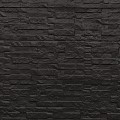 Betonplaat dubbelzijdig leisteenmotief 36x3.5x184 cm, antraciet gecoat