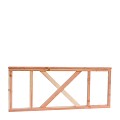 Hekwerk met kruis douglas type A, 178.5x73 cm, onbehandeld