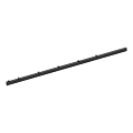 Hillfence metalen hoekpaal, inclusief aansluitingset en afdekkap, 6x6x240 cm, zwart
