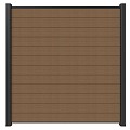 Newtechwood co-extrusie composiet scherm, 180x180 cm, teak.