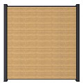 Newtechwood co-extrusie composiet scherm, 180x180 cm, red cedar.