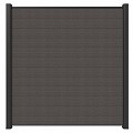 Newtechwood co-extrusie composiet scherm, 180x180 cm, silver gray.