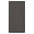 Newtechwood co-extrusie composiet deur in aluminium frame, horizontaal, 100x195 cm, silver gray.