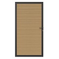 Newtechwood co-extrusie composiet deur in aluminium frame, horizontaal triple, 100x195 cm, red cedar.