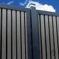 Composiet schutting Stripes Antraciet 180x180cm.