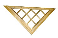Inzet-trellis t.b.v. plankenschermen recht.