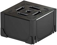 ACO Hexaline hoekelement 90º kunststof zwart