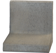 L-Hoekelement Zwart 100x40x40cm