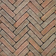 (GS 41) Geb. WF roodnuance 20x5x8 getr./bez.