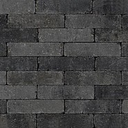 Trommelstenen Grijs/zwart