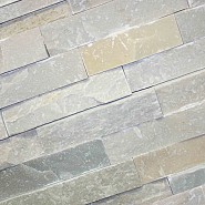 Stonepanel White Quarzite 60x15x1,5-2,5 cm