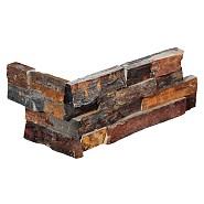 Stonepanel Rusty Slate Hoekst (40+20)x15x1,5-2,5 cm