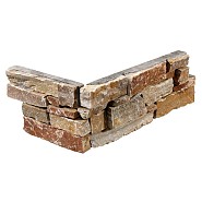 Stonepanel Rustic Terra Hoekst (40+20)x15x3-4 cm