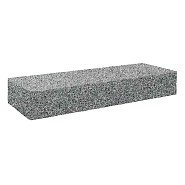 Graniet Trapblok donkergrijs 100x35x15 cm gevlamd