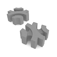 Virage 30x30x12 Grey