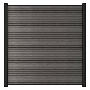 Newtechwood co-extrusie composiet scherm triple, 180x180 cm, silver gray.