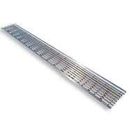 ACO Euroline roostergoot 100x9,7 RVS Langstaaf