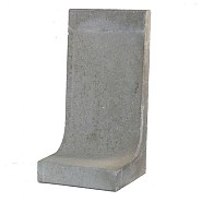 L-element 80x40x40 Grijs