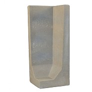 L-Hoekelement 100x40x40 Grijs