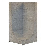 L-Hoekelement 80x40x40 Grijs