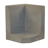 L-Hoekelement 50x40x40 Grijs