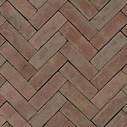 (GS 12) Geb. DF Roodnuance 20x6,5x6 ongetr./bez.