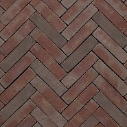 (GS 3) Geb. WF rood/zwart nuance 20x5x6 ongetr. /bez.
