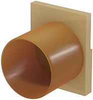 ACO Euroline eindplaat met uitloop 110mm