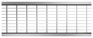 ACO Euroline goot, verz. stalen maasrooster 50x9,7