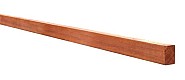 Hardhouten onderregel  ca 4x6x390 cm