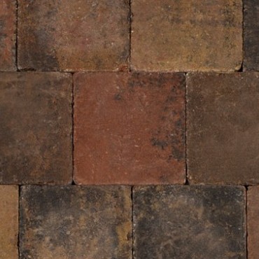 Trommelsteen 20x30x6 Oud bruin (bruin gv)