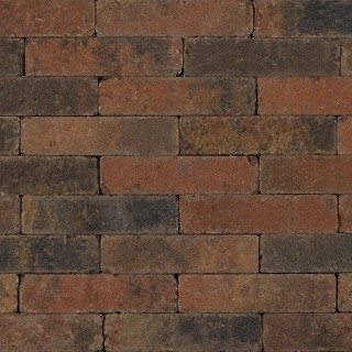 Trommelstenen WF 5x20x7cm Oud Bruin (bruin gv)