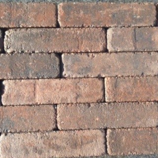 Trommelstenen WF 5x20x7cm Oud Sneek (bruin/zwart)