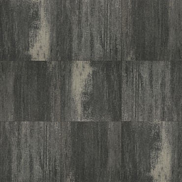 Terrastegel+ 60x60x4 grijs/zwart